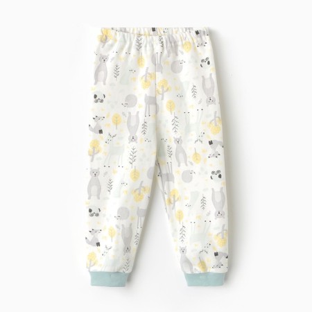 Pants for children, milk/animals, height 68 cm