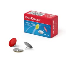 Chancellery buttons, color 10 mm, 100 pieces, Erich Krause