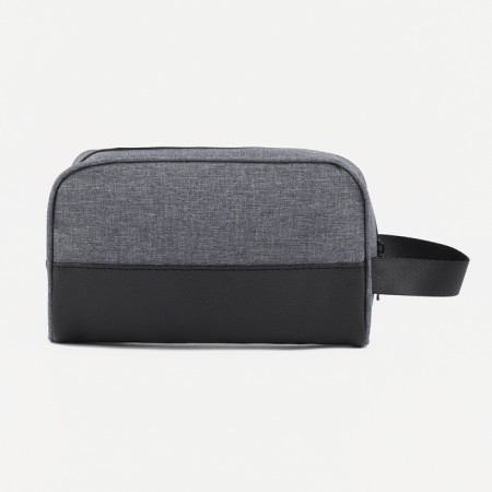 Lightning cosmetic bag, gray color-1