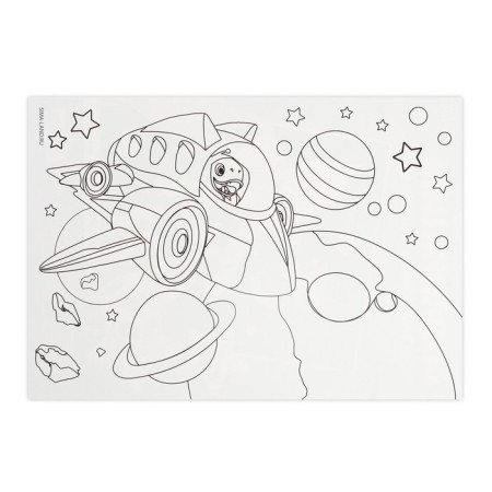 Applications with geometric stickers "Cat in space" 21x29.7cm-4