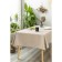 Tablecloth, size 140x220 cm, beige color