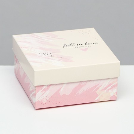 Folding box, Fall in love 10 x 10 x 5 cm-1