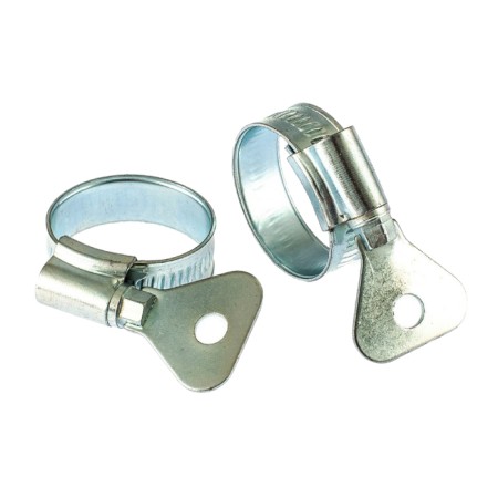 Chervyerki sibrtekh, d = 19-29 mm, a width of 12 mm, galvanized, with metal. key, 2 pcs.