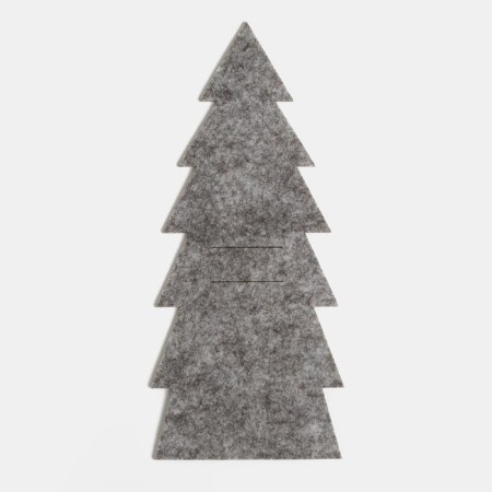 Envelope for table objects "Christmas tree" 11x25 cm, 100% p/e, felt-2
