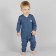 Combineson children with open legs BASIC, height 74 cm, blue color