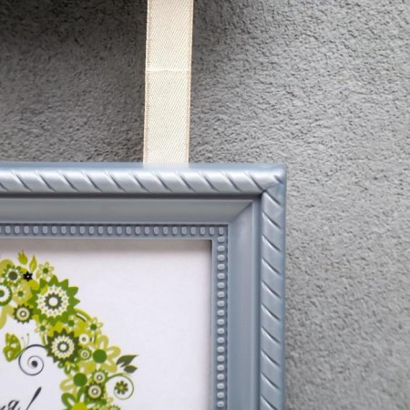 Triple photo frame on braid L-1 10x15 cm silver (plastic screen)-1