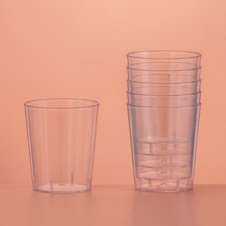 Plastic disposable “Crystal” pile, 20 ml, transparent color-8