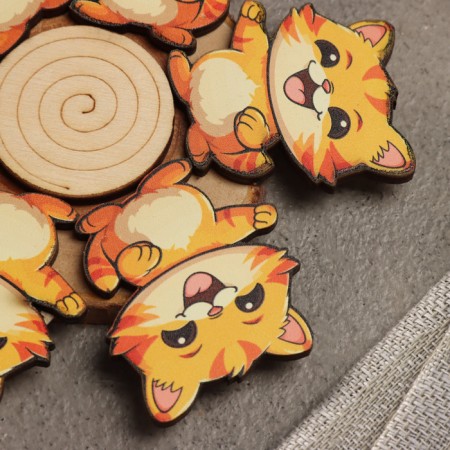 Hot "red cat" stand, d = 12, juniper-2