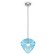 Suspension lamp Maytoni P053PL-01BL, E27, 1x40 W, 250x250x1500 mm, Chrome