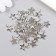 Decor for creativity Metal "Star with small stars" silver 1x1.3 cm