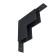 The corner connector internal for the ARTE LAMP Linea-CCCESSORES A480806, 10x10x2.65 cm, black
