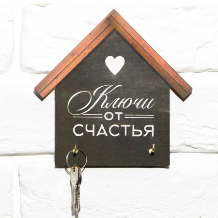 The key a wall -mounted "Keys with happiness", 15 x 14.8 cm.-2