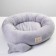 A bed with a fish, 45x35x11 cm, gray