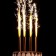 Candles Fountains for the Golden Sparks cake, 12.5 cm, 40 seconds, 4 pcs