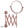 Cosmetic mirror 3SC bilateral x2, antique copper