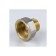 Adapter Aquasfera 9021-02, 1 "x 1/2", internal/outer thread, nickelled brass
