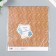 Scrapbooking paper bilateral "Greece" density 180 g 15.5x17 cm
