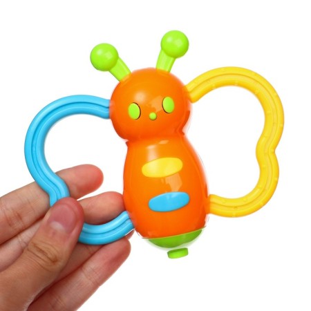 The rattle "Butterfly is a pipe", color mix, crush me-6