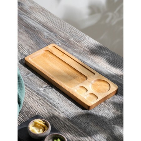 ADELICA dish "Rolls and Sushi", 30 × 13 × 1.8 cm, an array of birch-1