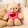 Soft toy "Bear", in a pink jacket, 50 cm
