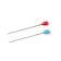 Portnovsky pins "drop", 54 mm, 18 pcs, color mix