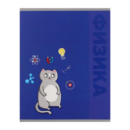 A set of object notebooks Calligrata TOP "Animals", 48 sheets, 12 items, with reference material, cover coated cardboard, matte lamination, selective UV-lame, offset block-19