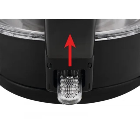 Electric kettle Tefal KO450832, glass, 1.7 l, 2400 watts, black-5
