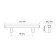 Hand -on -Rail Tundra Frida, lightweight, d = 12 mm, m/o 96 mm, color mat. nickel