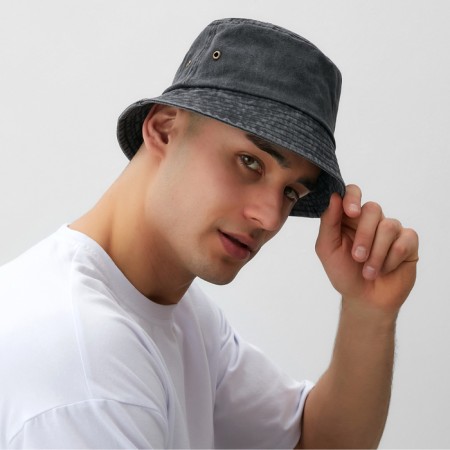 Panama plain minaku color gray, size 56-58-4
