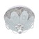 Luer with DNI "Dzhanelli" 3x40W E27+RGB chrome 30x30x24 cm Bayerlux