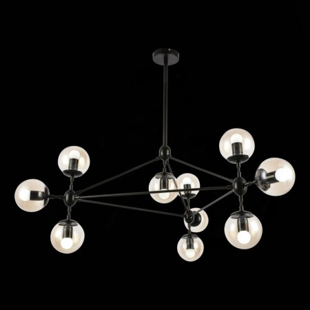 Ceiling EVOLUCE lamp. Sle154903-10. Lacotta. 10x40 watts, E27, 100x100x120 cm, black color-1