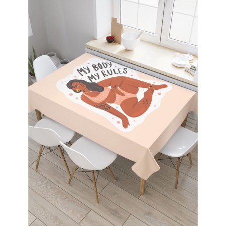 Tables on the table "My rules", rectangular, oxford, size 145x180 cm