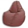 The hand-bag “Pear” is positive Lovely, size XL, diameter 95 cm, height 125 cm, velor, cocoa color
