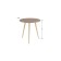 Brown table "Bax 450", 450 × 450 × 450 mm, powder color