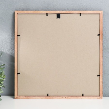 Photo frame pine С14 01/6 wenge 30x30 cm (plastic screen)-2