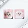 Set of notebook A6, 32 sheets, stickers, magnetic bookmarks "Cute kitten"