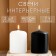 Set of candles - cylinders, 4x5 cm, set 2 pcs, multi -colored (white, black)
