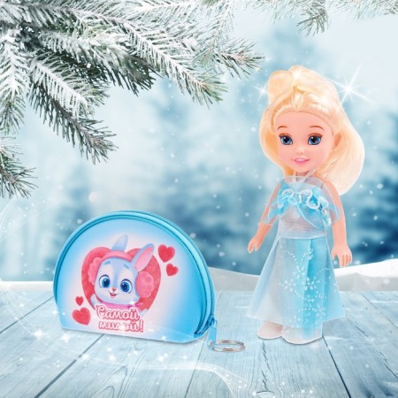 Set of doll with a wallet "Surprise from Santa Claus", in a bag, mix-2