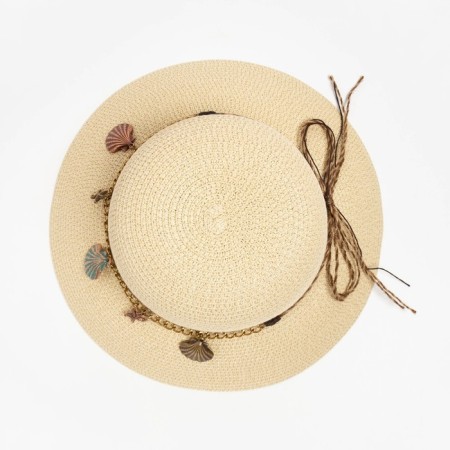 Women's hat minku beige color, rr 56-58-1