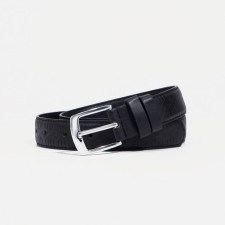 Building belt, width 3 cm, screw, metal buckle, black color