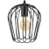 Lamp Bayerlux "Flower" 1x40W E27 black 20x20x120 cm.