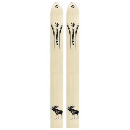 Wooden hunting skis, 145 cm-2