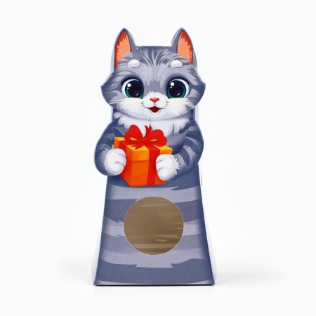Folding box with a “kitten” window, 6 x 13 x 3.5 cm-1