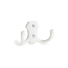Hook furniture tundra KM201WH, two -rod, white color