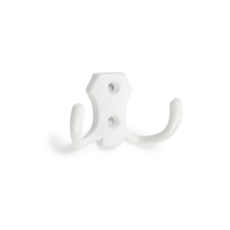Hook furniture tundra KM201WH, two -rod, white color