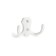 Hook furniture tundra KM201WH, two -rod, white color