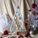 LED figure "White Christmas tree", 33 × 60 × 20 cm, 15 W, 220 B