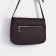 Bag-mixer on the valve, external pocket, long belt, dark brown color