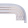 Three -cereal cornice "Ultracompact. Classic ", 160 cm, with a decorative strip 7 cm, the color of the white oak