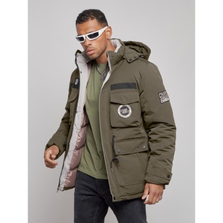 Winter jacket, size 54, khaki color-17